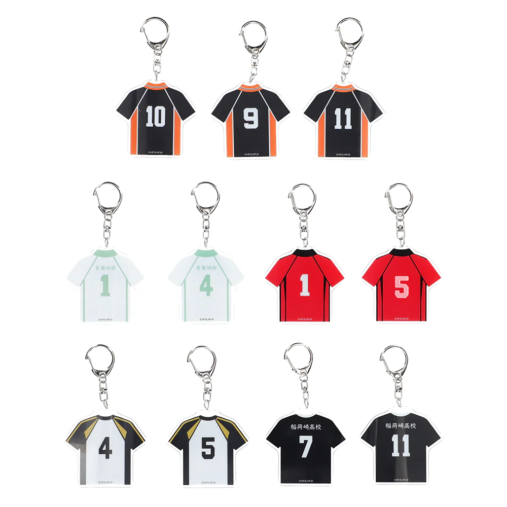 ハイキュー!!合同練習会2022　ユニフォームアクリルキーホルダー (全11種/ランダム1種入り) - Image 3