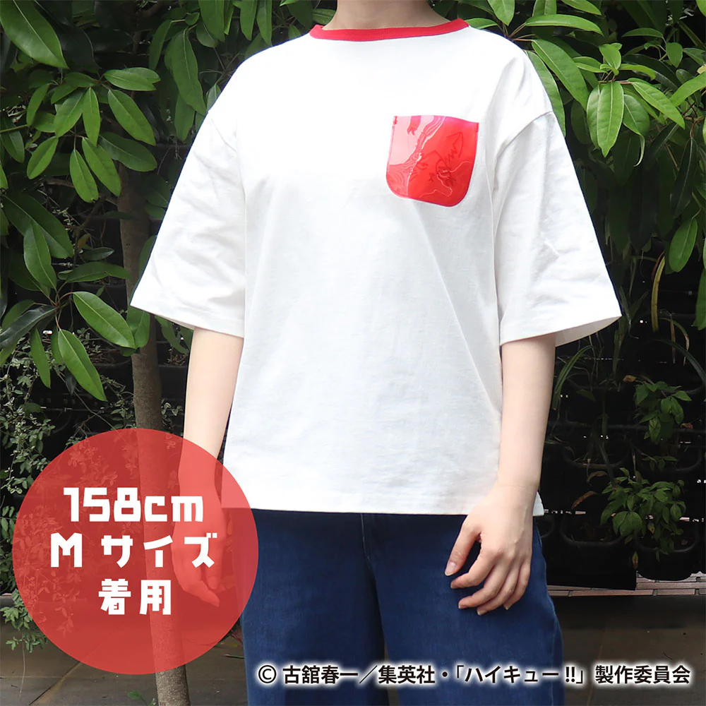 ハイキュー!! キャンディカラークリアポケット付きTシャツ　ケンマネコ　M - Image 3