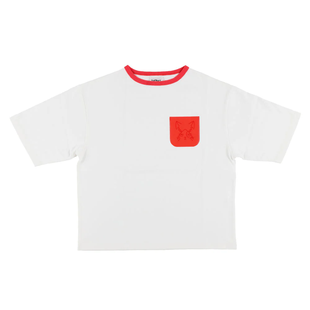 ハイキュー!! キャンディカラークリアポケット付きTシャツ　ケンマネコ　L