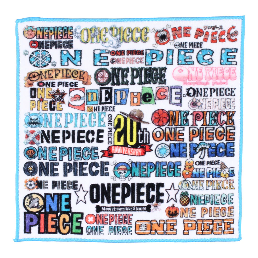 『ONE PIECE』連載20周年記念 ロゴがいっぱい ミニタオル