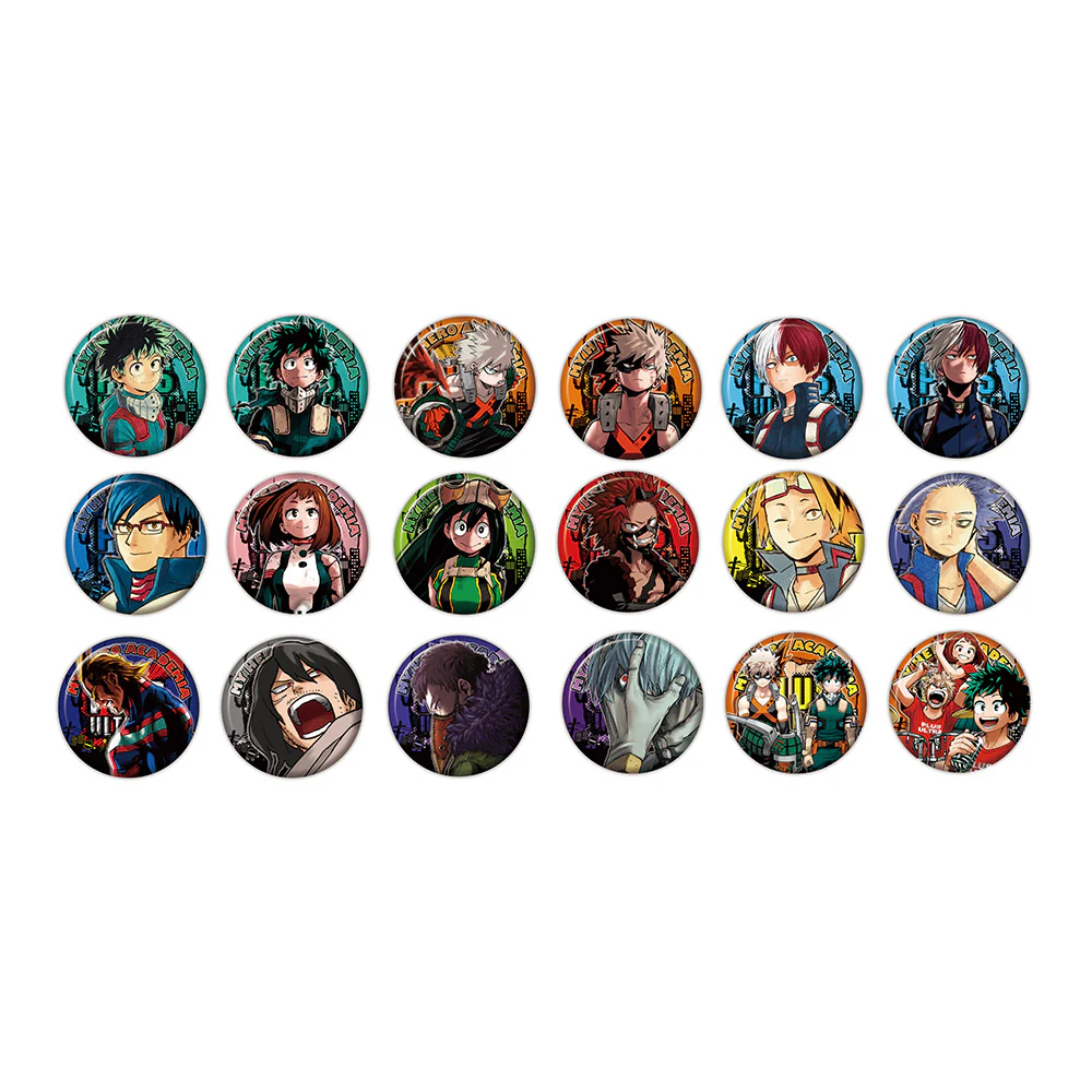 『僕のヒーローアカデミア』コレクション缶バッジ第4弾(全18種)