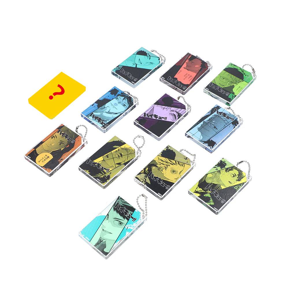 『ハイキュー!!』及川の「全員倒す」ドミノ風アクリルキーホルダーコレクション (全11種+シークレット1種) - Image 3