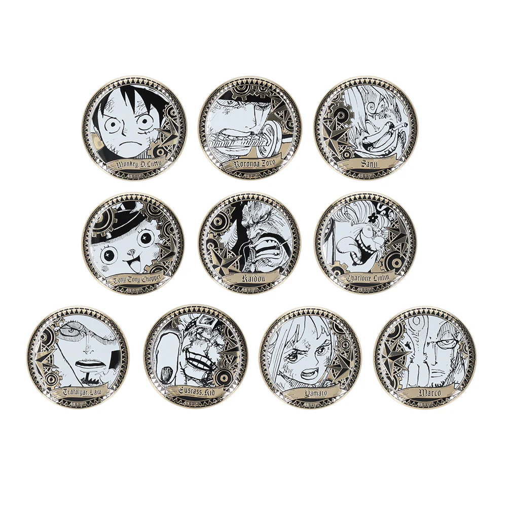 『ONE PIECE』黄金バッジコレクション　（全10種／ランダム1種入り）