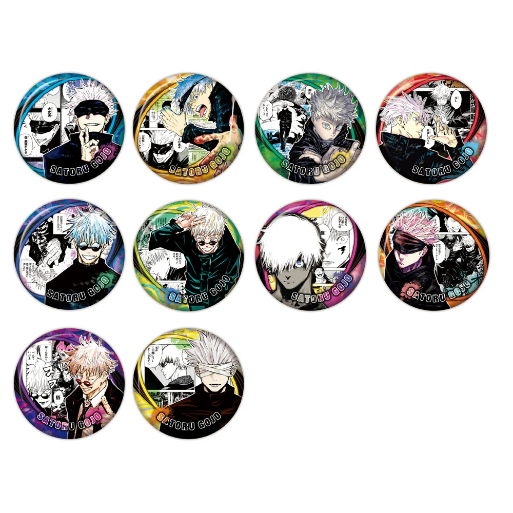 『呪術廻戦』コレクション缶バッジ“HEROES”　【五条悟】（全10種／ランダム1種入り）