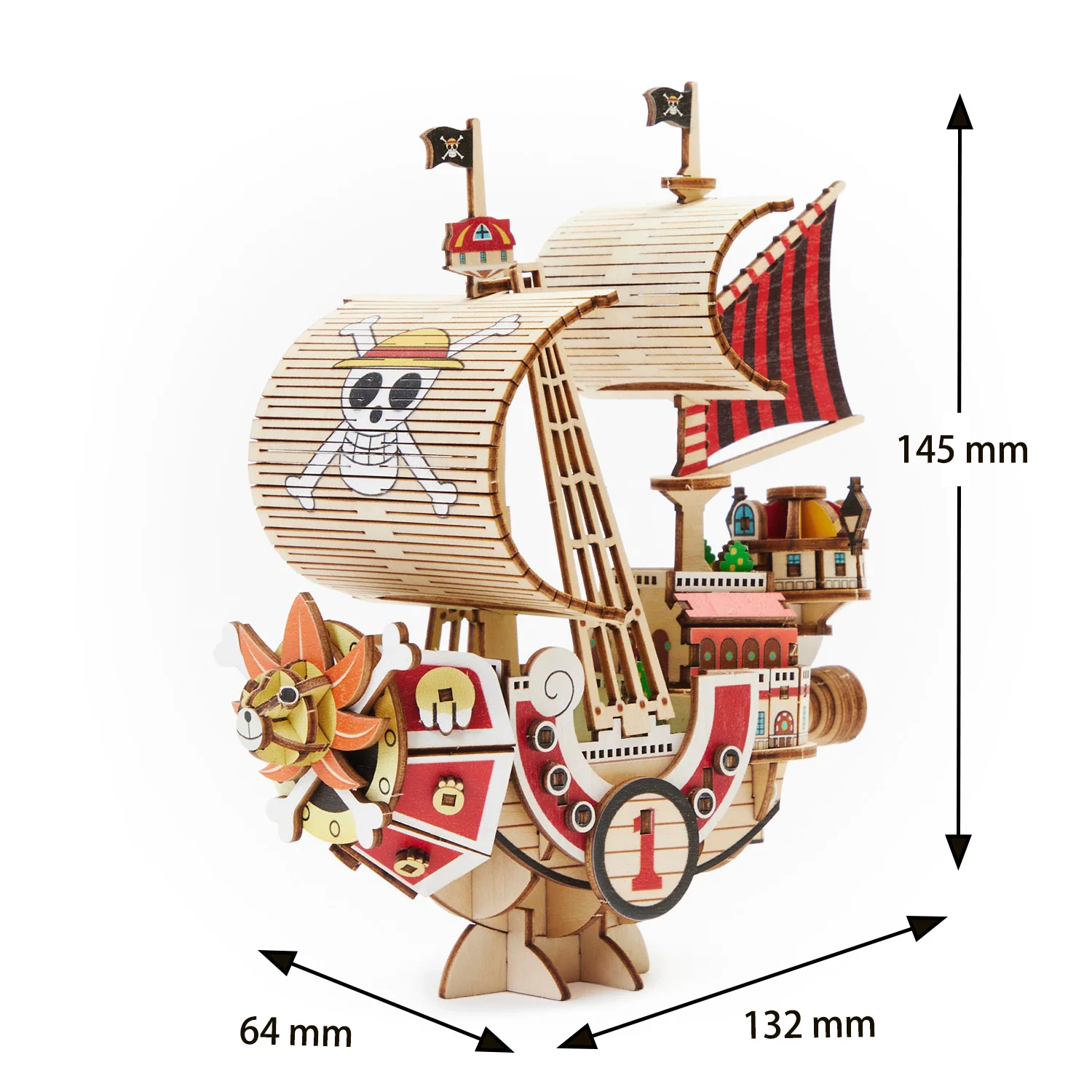 Wooden Art  ki-gu-mi　ワンピース　サウザンド・サニー号 - Image 6