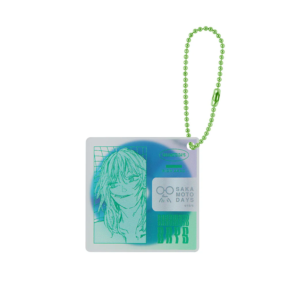 『SAKAMOTO DAYS』ディスク風キーホルダーコレクション2個セット　赤尾リオン／赤尾晶 - Image 2