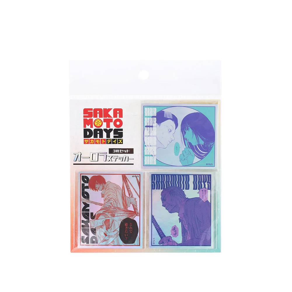 『SAKAMOTO DAYS』オーロラステッカー3枚セット　［南雲／大佛／篁］ - Image 5