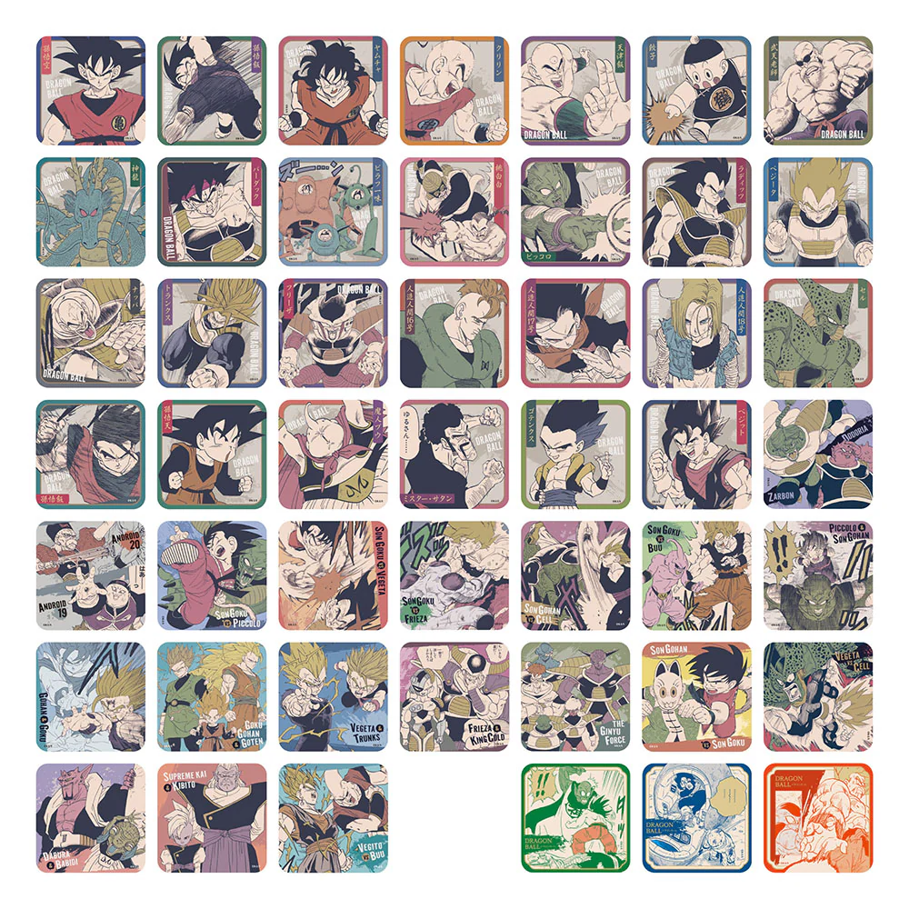 【JAS】『DRAGON BALL』アートコースター(R)　 第2弾　全種セット　（全45種＆特典3種／計48種入り）