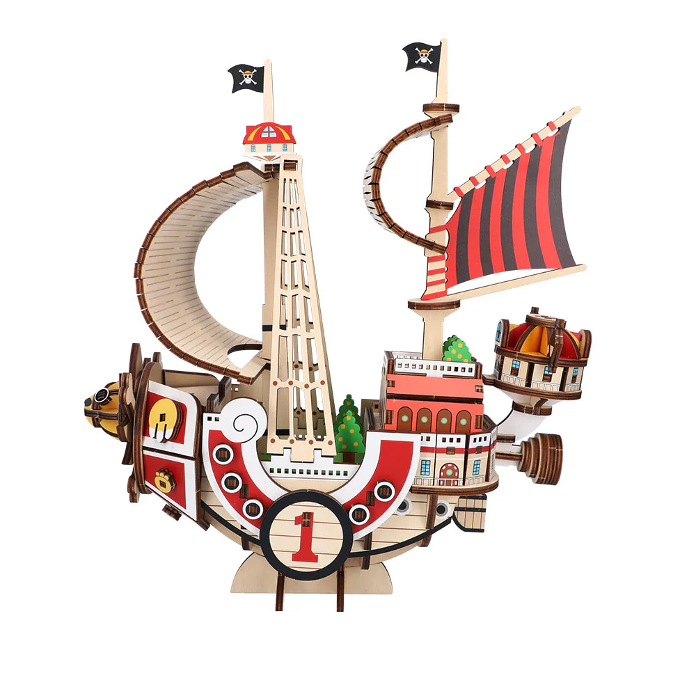 Wooden　Art　ki-gu-mi　サウザンド・サニー号　MEGA Color Ver. - Image 5