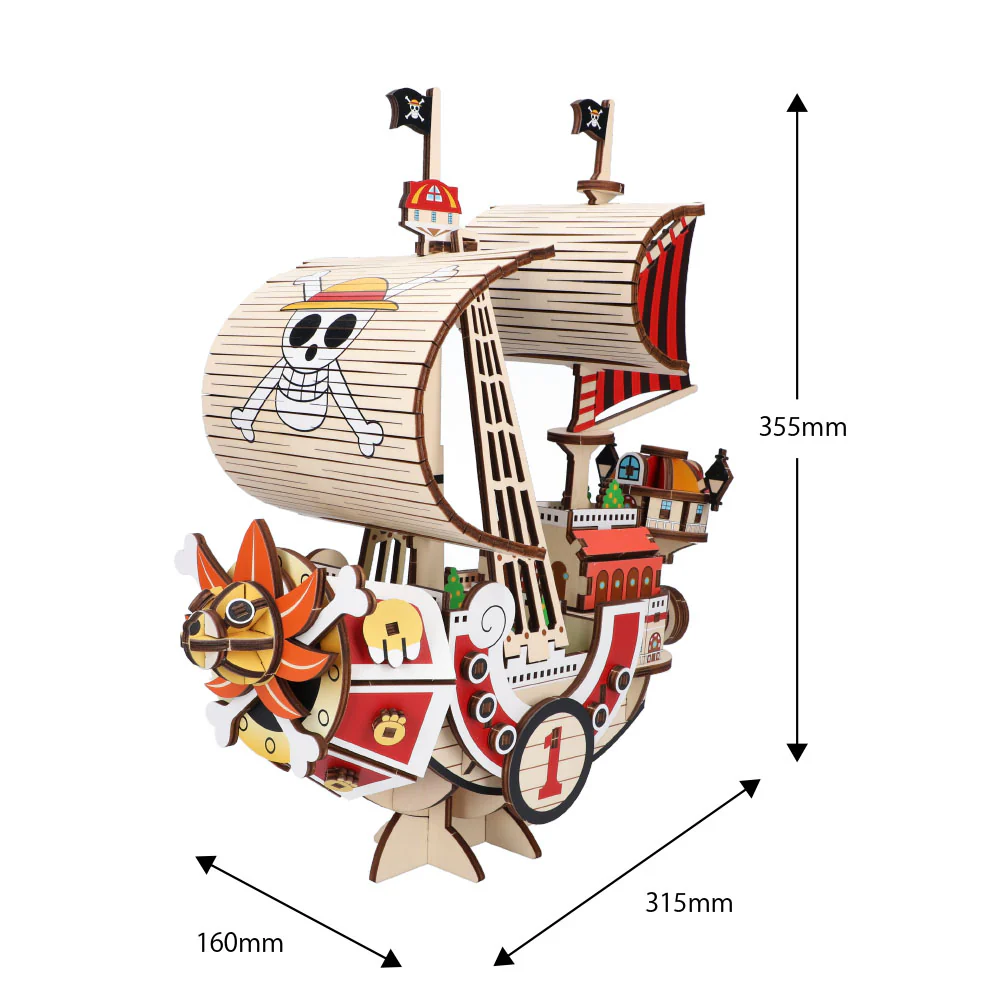 Wooden　Art　ki-gu-mi　サウザンド・サニー号　MEGA Color Ver. - Image 7