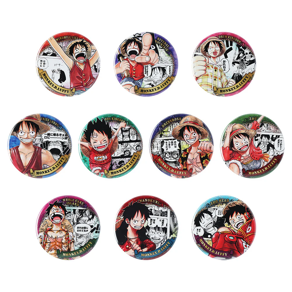 『ONE PIECE』コレクション缶バッジ“HEROES”　【モンキー・Ｄ・ルフィ】第2弾（全10種／ランダム1種入り）