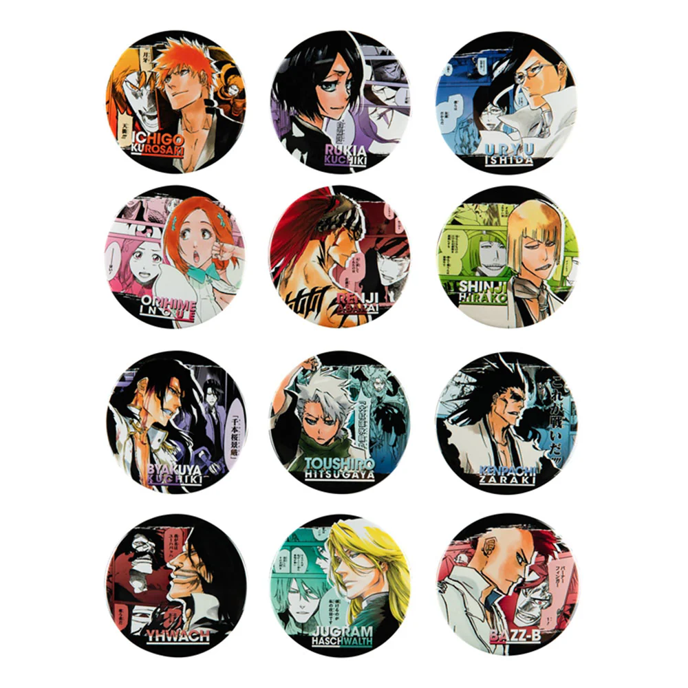【JAS】『BLEACH』コレクション缶バッジ “BATTLES”-千年血戦篇-(全12種/ランダム1種入り)