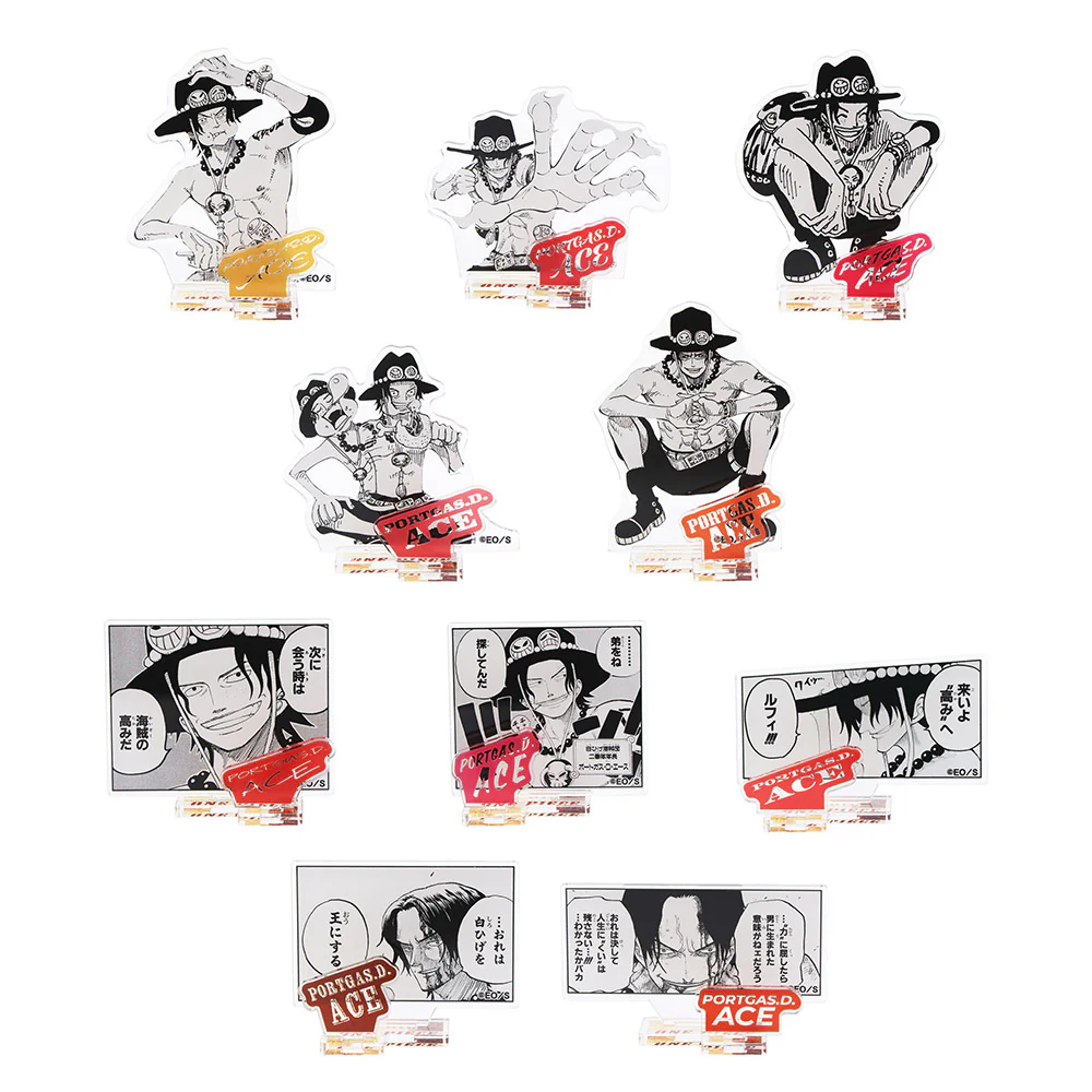 『ONE PIECE』アクリルフィギュアコレクション“HEROES” ポートガス・D・エース Vol.1 (全10種/ランダム1種入り)