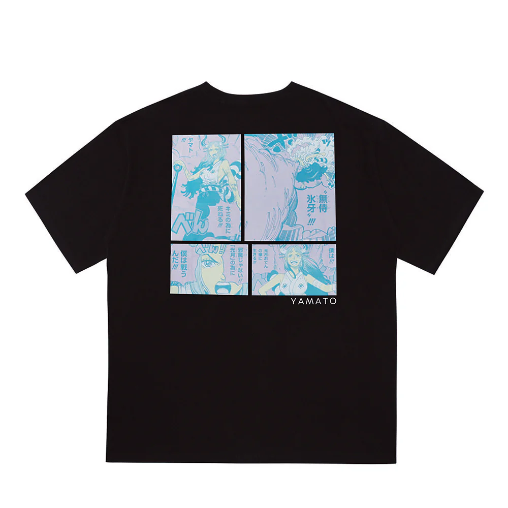 『ONE PIECE』ポケット付きビッグシルエットTシャツ “HEROES” ヤマト - Image 2