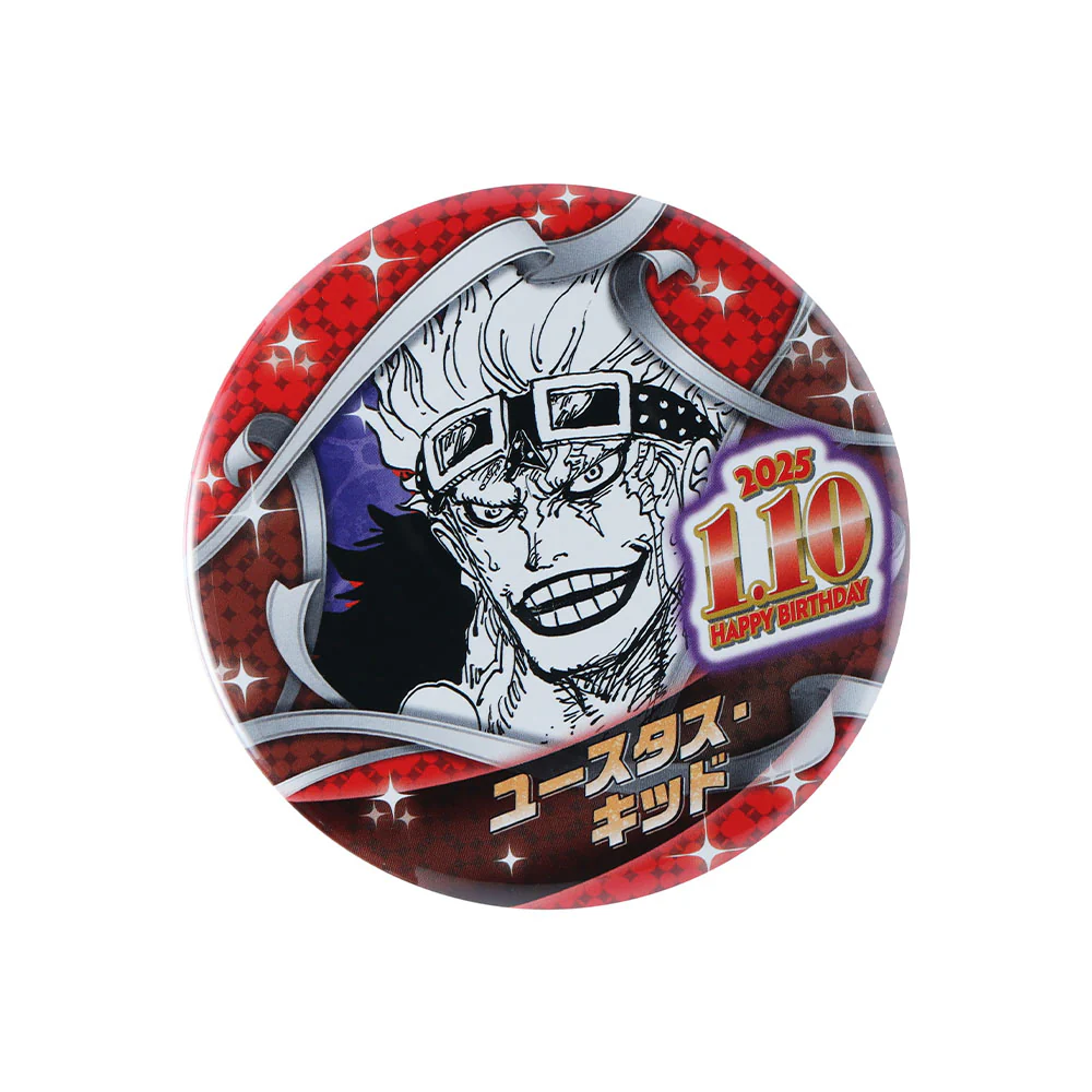 『ONE PIECE』バースデイ缶バッジ　ユースタス・キッド - Image 2