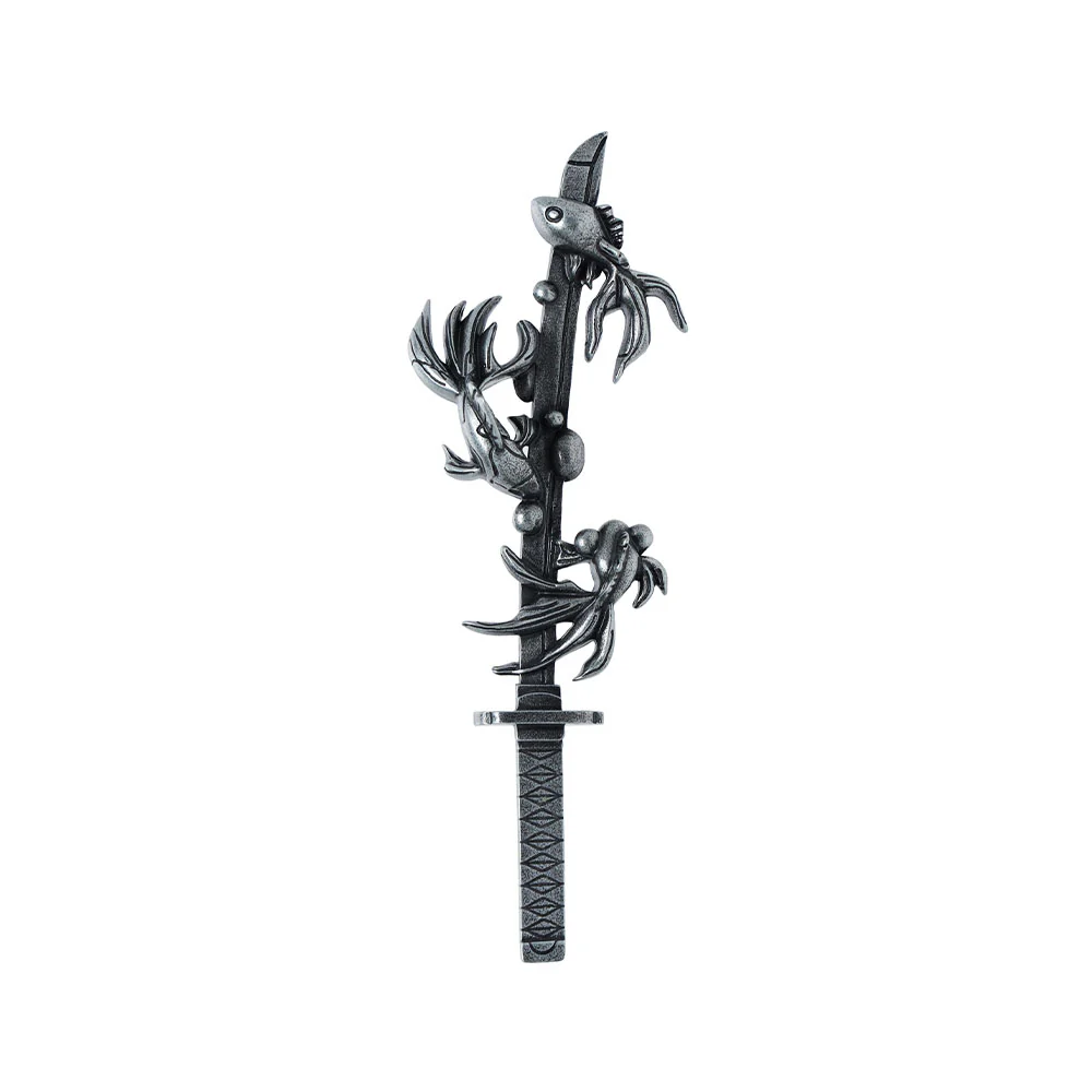 『カグラバチ』妖刀「淵天」　［THE METAL FIGURE］　ディスプレイアクリルスタンド付き - Image 3