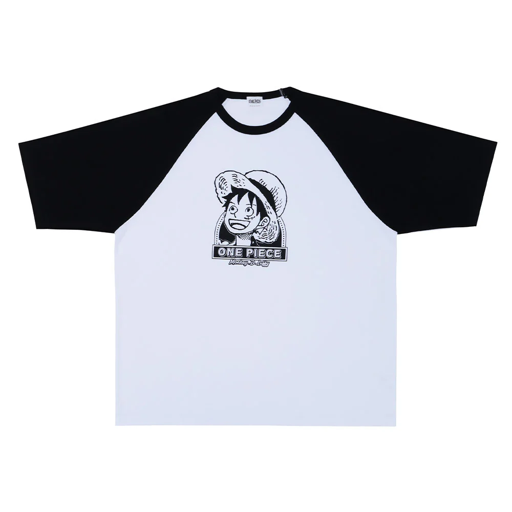 『ONE PIECE』ラグランTシャツ　“HEROES”　モンキー・D・ルフィ