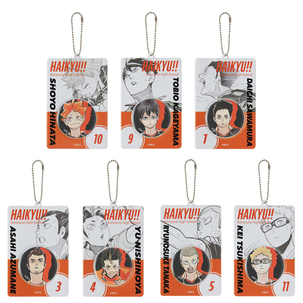 『ハイキュー!!』缶バッジ&特製ホルダーコレクション 第2弾 烏野高校(ランダム1種入り/全7種)
