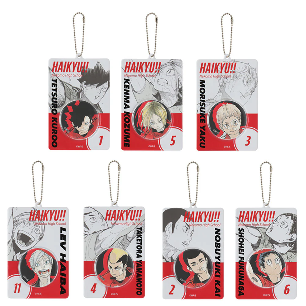 『ハイキュー!!』缶バッジ&特製ホルダーコレクション 第3弾 音駒高校(ランダム1種入り/全7種)