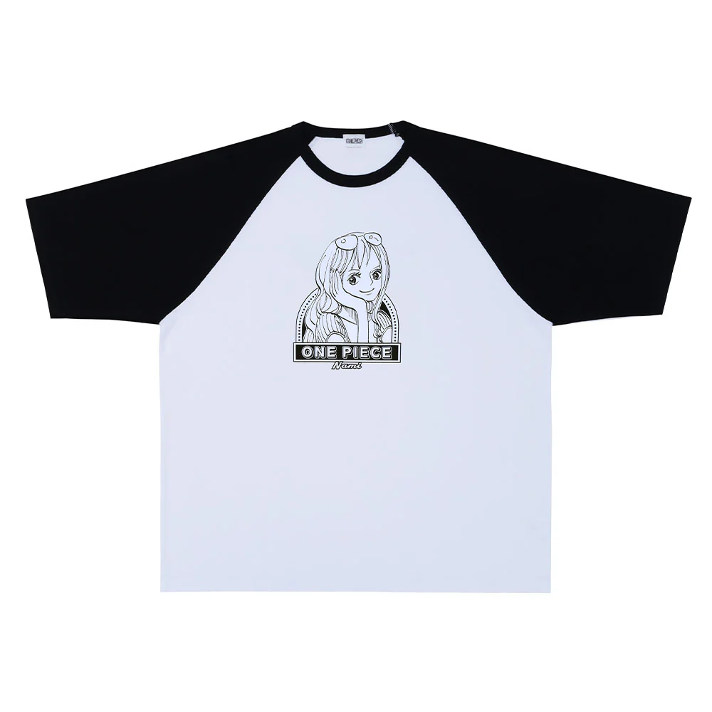『ONE PIECE』ラグランTシャツ　“HEROES”　ナミ
