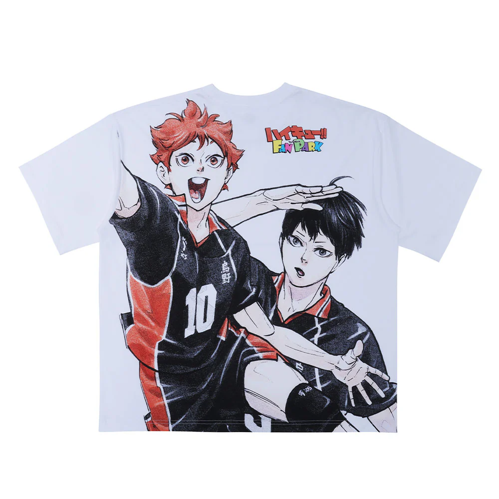 『ハイキュー!!』Tシャツ キービジュアル ホワイト フリーサイズ <ハイキュー!! FAN PARK> - Image 2