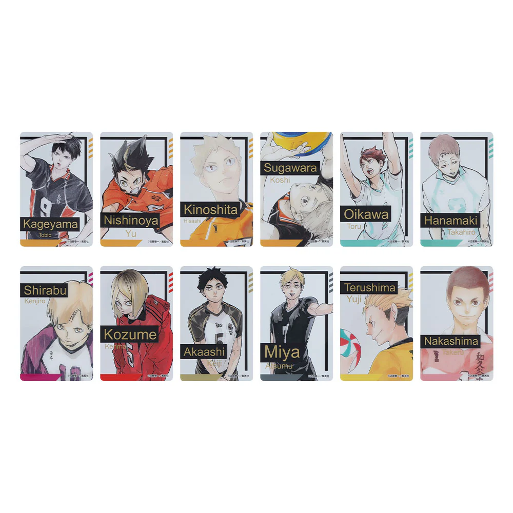 『ハイキュー!!』箔押しクリアカードコレクション　全種セット　（全48枚入り）　＜ハイキュー!!　FAN PARK＞ - Image 3