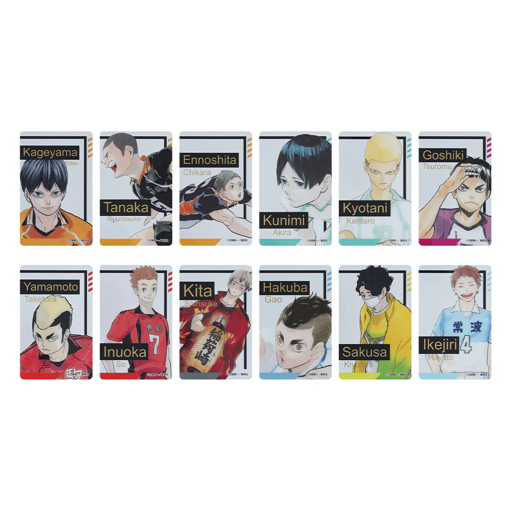 『ハイキュー!!』箔押しクリアカードコレクション　全種セット　（全48枚入り）　＜ハイキュー!!　FAN PARK＞ - Image 5