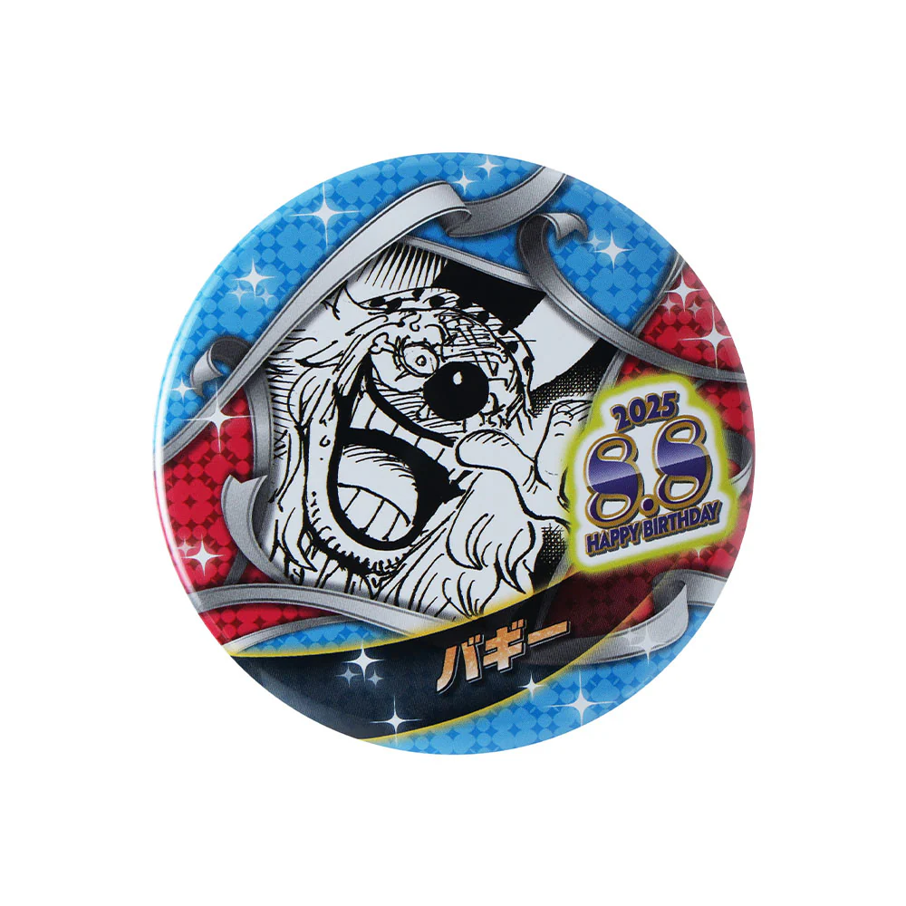 『ONE PIECE』バースデイ缶バッジ　バギー - Image 2