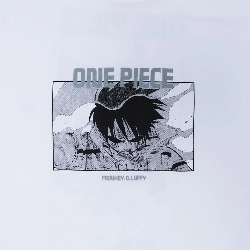『ONE PIECE』Tee White　モンキー・D・ルフィ　Mサイズ - Image 3