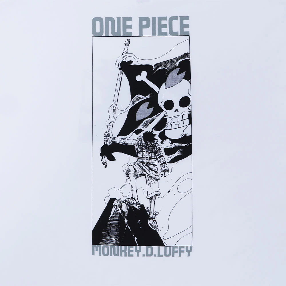 『ONE PIECE』Tee White　モンキー・D・ルフィ　Mサイズ - Image 4