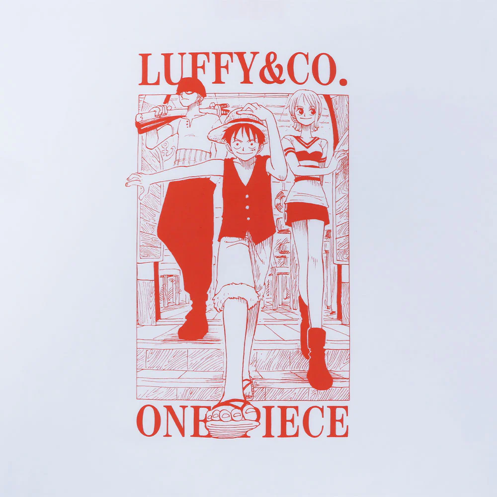 『ONE PIECE』Tee White ルフィ&ゾロ&ナミ Lサイズ - Image 3
