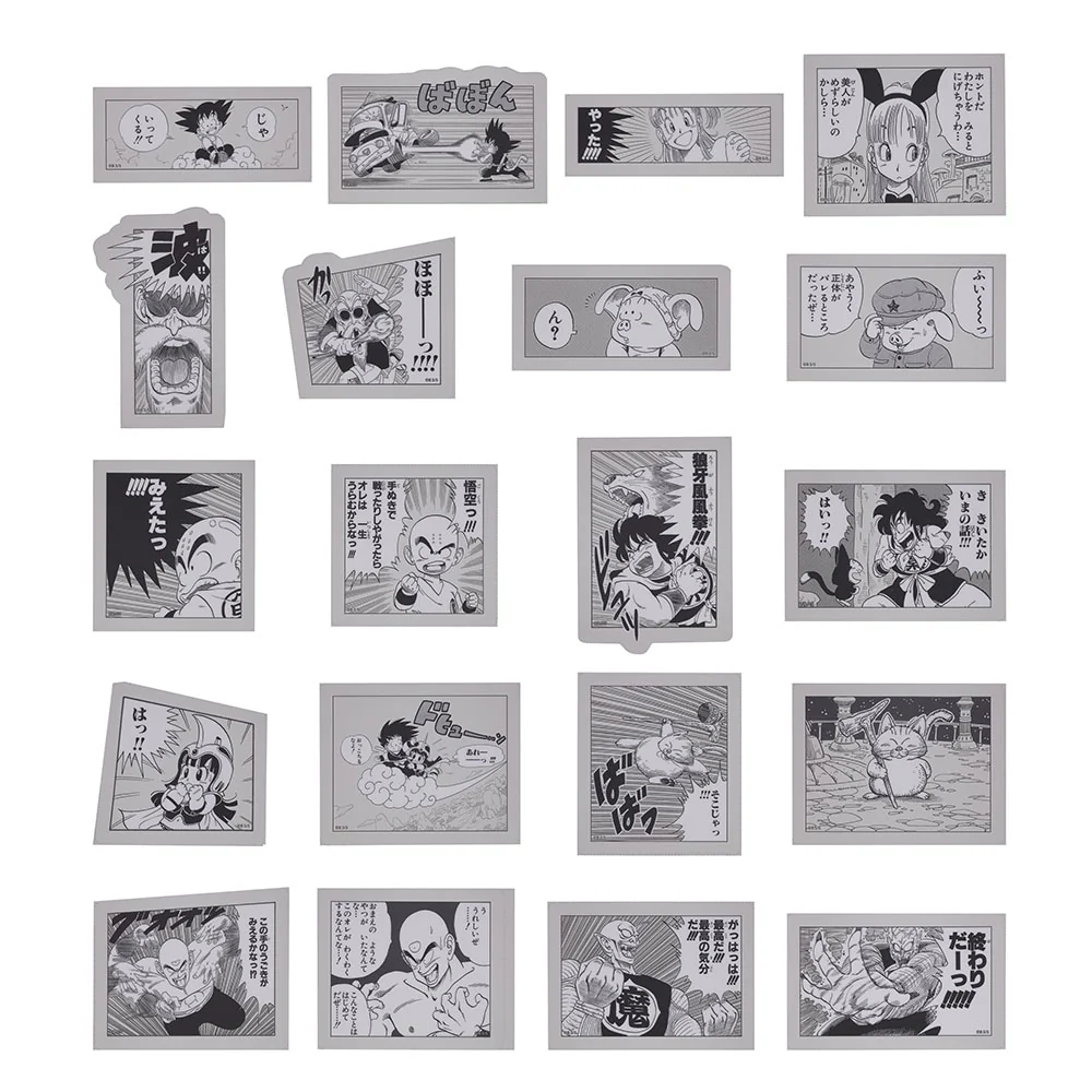 『DRAGON BALL』クリアステッカーコレクション2枚入り　第1弾（全10組／ランダム1組入り）