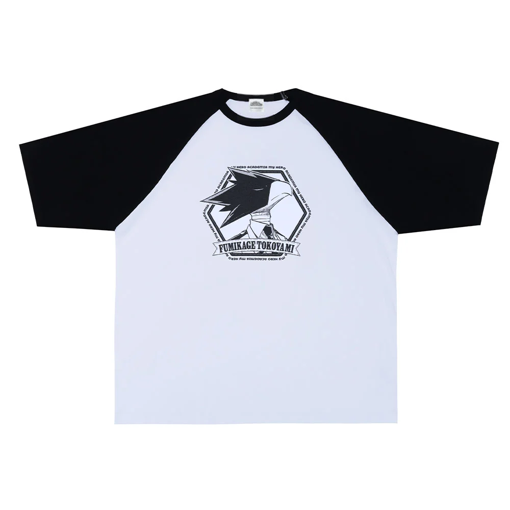 『僕のヒーローアカデミア』ラグランTシャツ “HEROES” 常闇踏陰