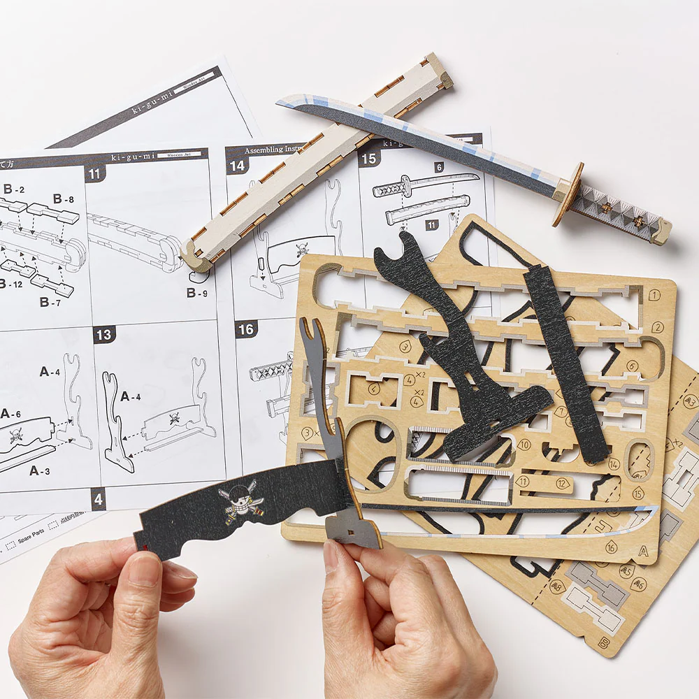 Wooden　Art　ki-gu-mi　ロロノア・ゾロの刀　和道一文字 - Image 4