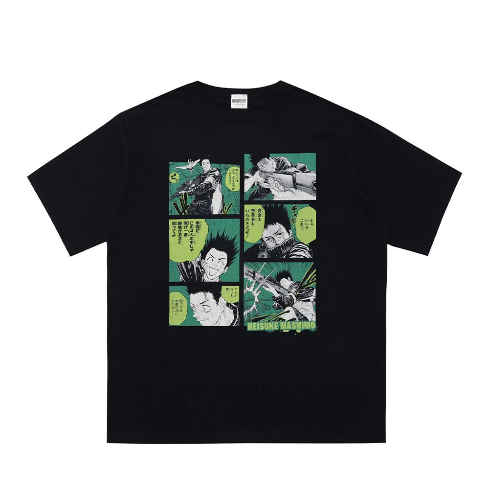 『SAKAMOTO DAYS』ビッグシルエットTシャツ “HEROES” 眞霜平助