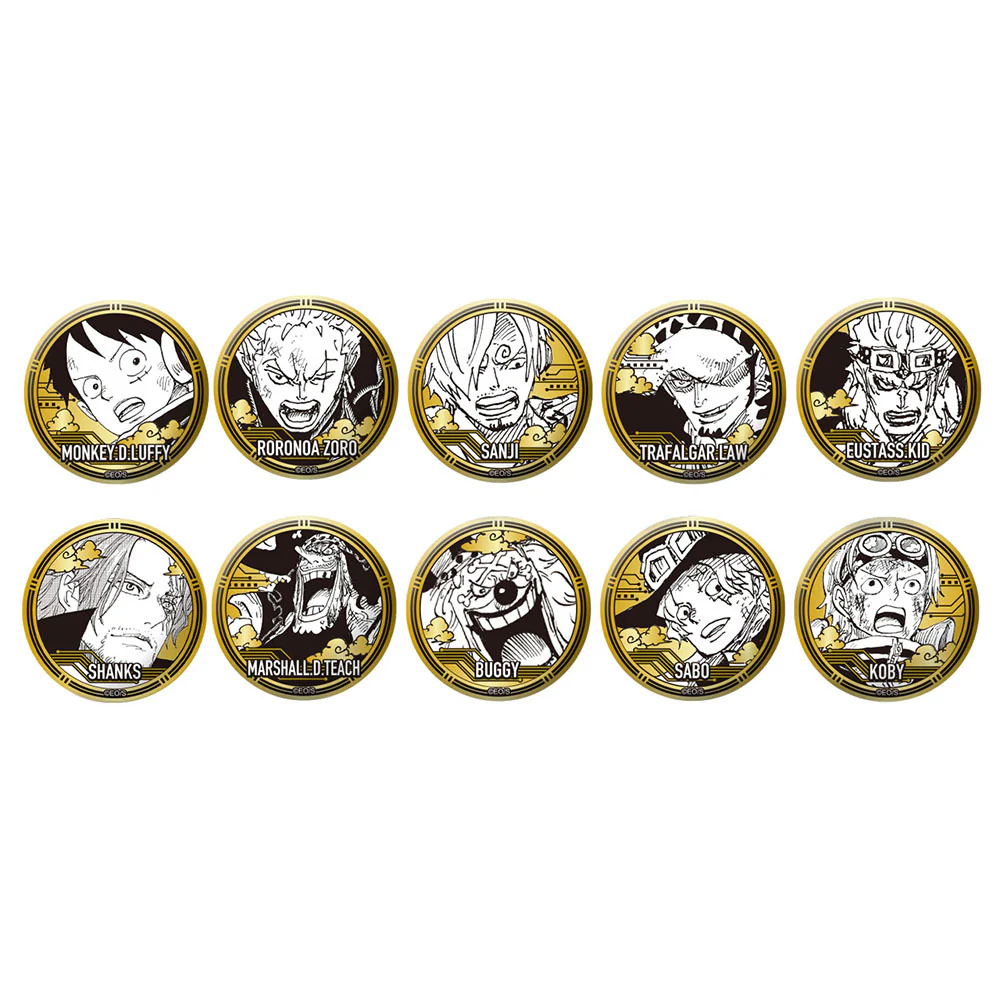 『ONE PIECE』黄金缶バッジコレクション 第2弾 (全10種/ランダム1種入り)