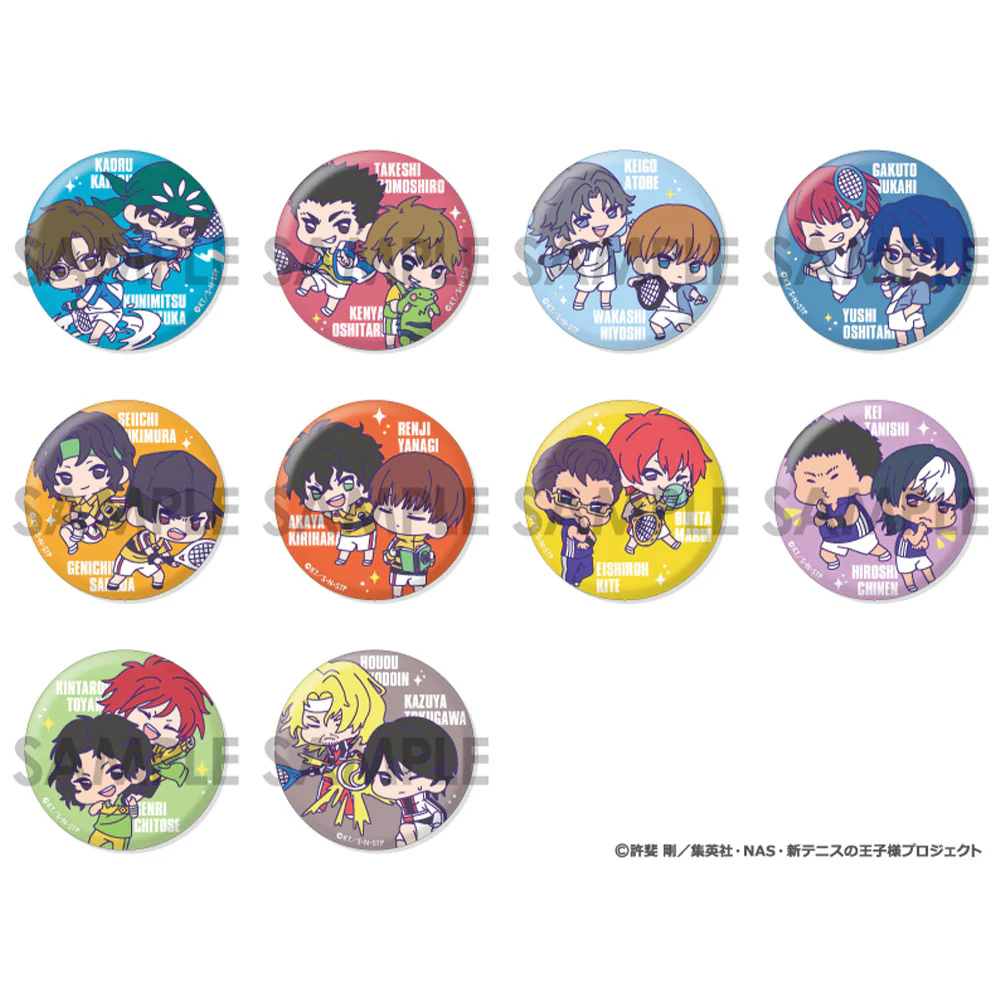 【JUMP SHOP限定】新テニスの王子様 わちゃっと！トレーディング缶バッジ 第3弾