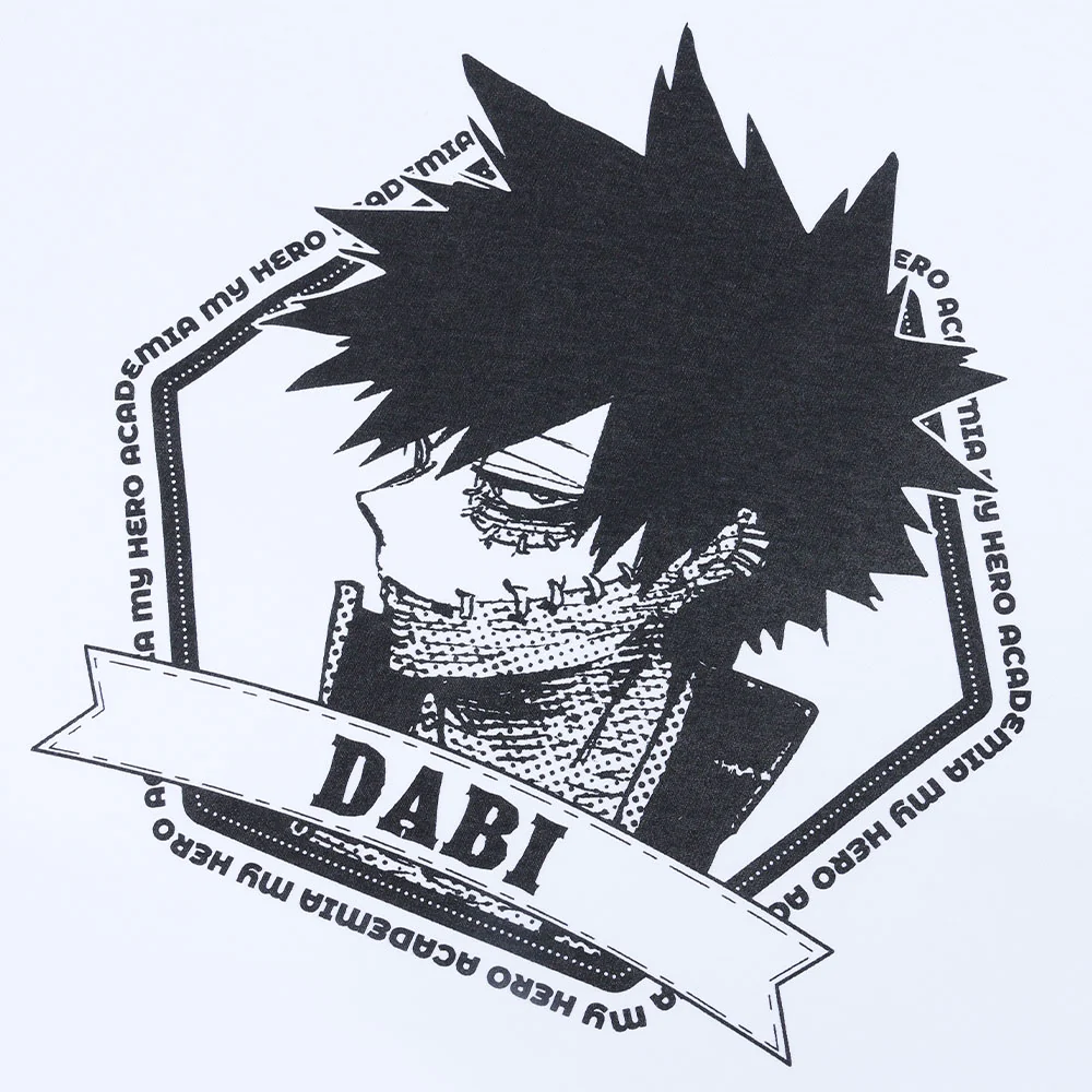 『僕のヒーローアカデミア』ラグランTシャツ “VILLAINS” 荼毘 - Image 2