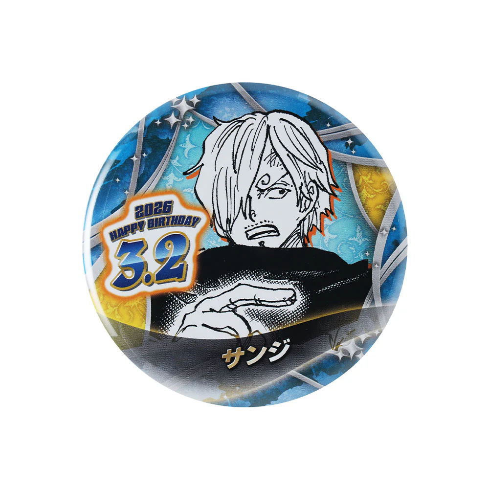 『ONE PIECE』バースデイ缶バッジ サンジ - Image 2