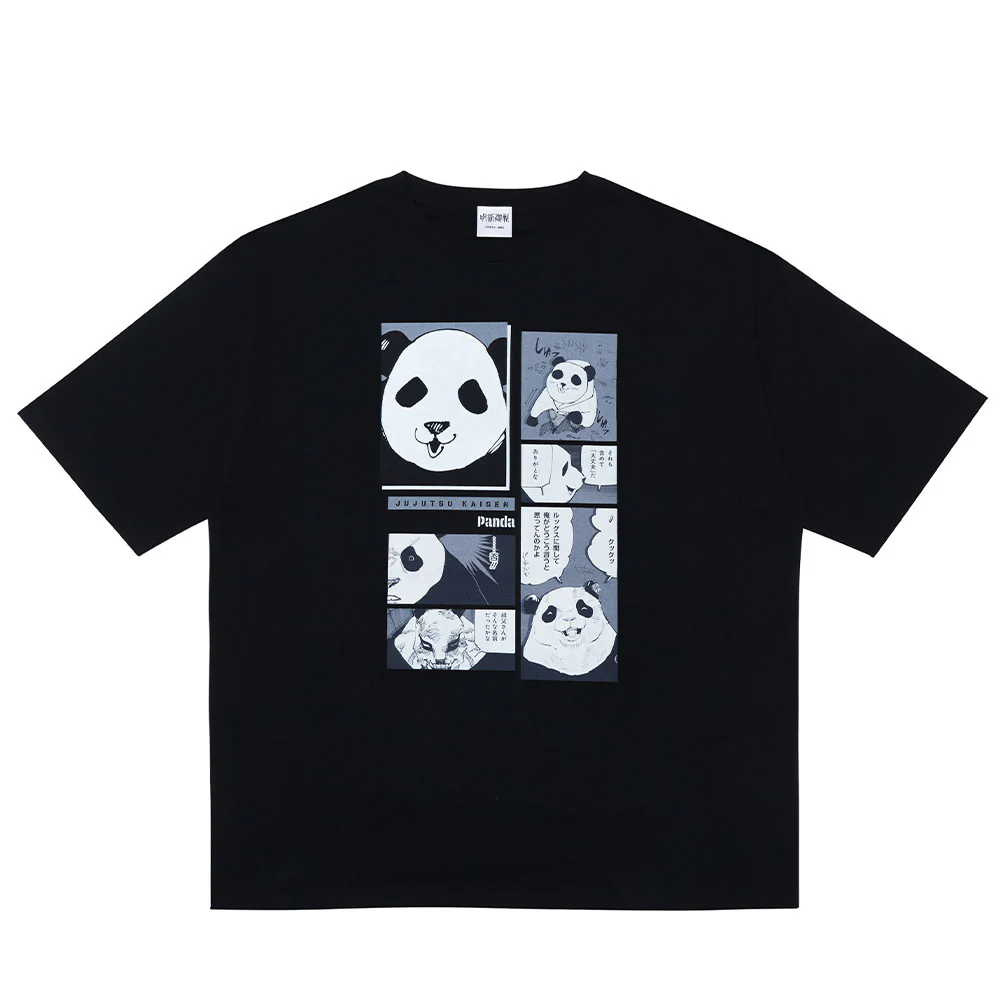 『呪術廻戦』ビッグシルエットTシャツ “HEROES” パンダ