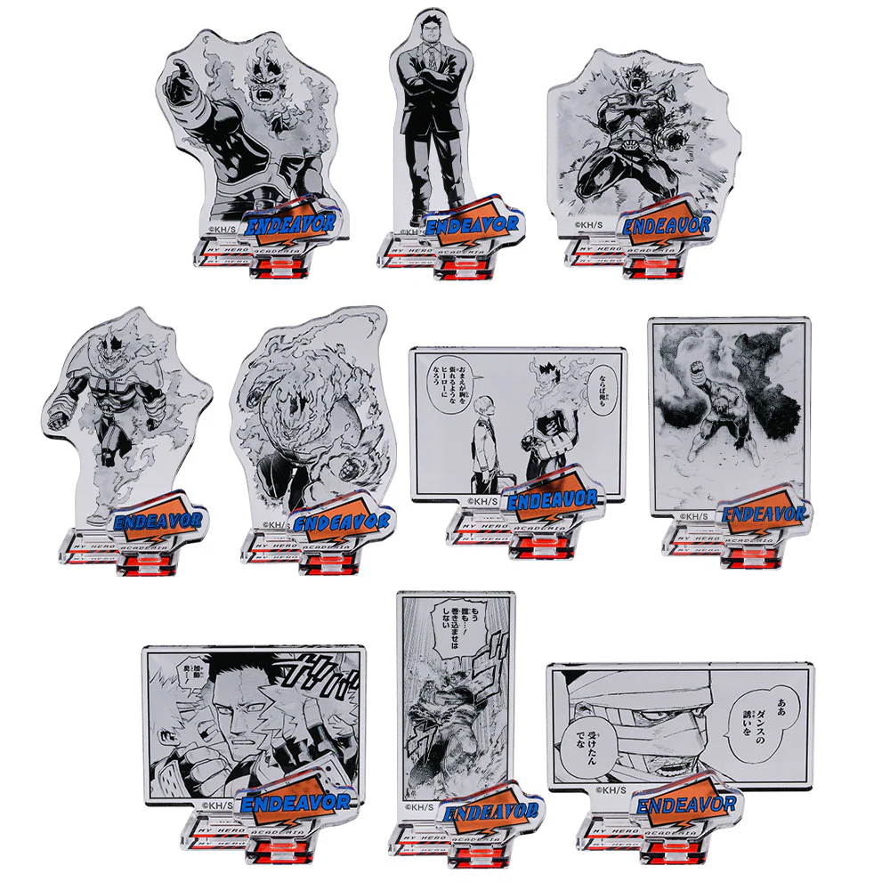 『僕のヒーローアカデミア』アクリルフィギュアコレクション“HEROES”　エンデヴァー　（全10種／ランダム1種入り）