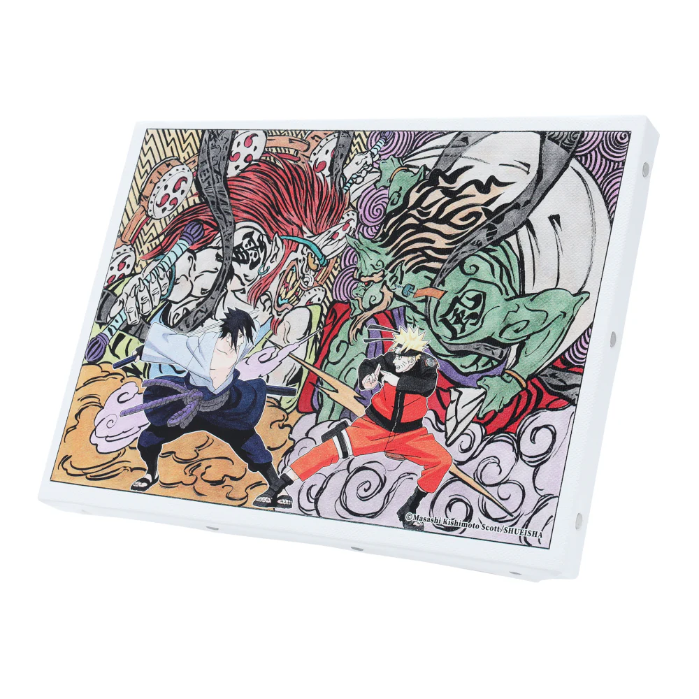 『NARUTO-ナルト-』フルカラーアートボード　うずまきナルト＆うちはサスケ