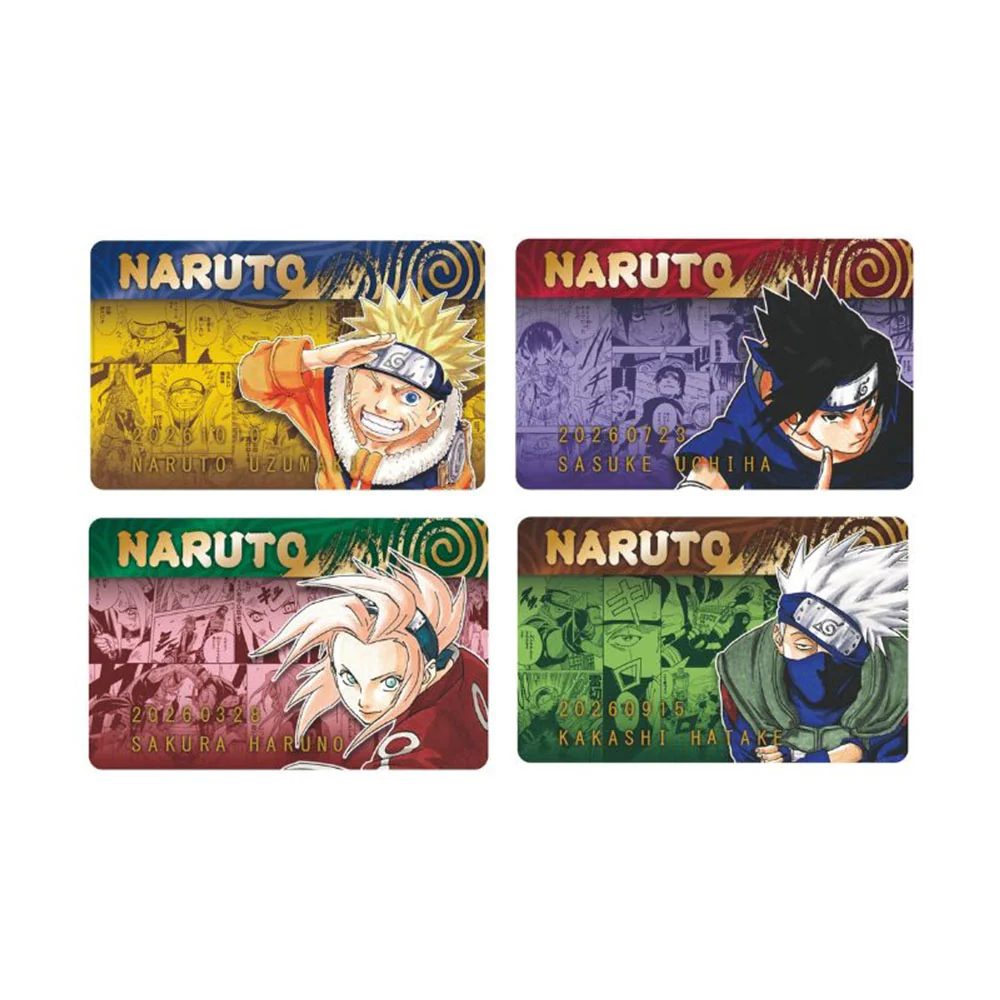 『NARUTO-ナルト-』バースデイコレクションカード2026　4枚セット（うずまきナルト／うちはサスケ／春野サクラ／はたけカカシ）