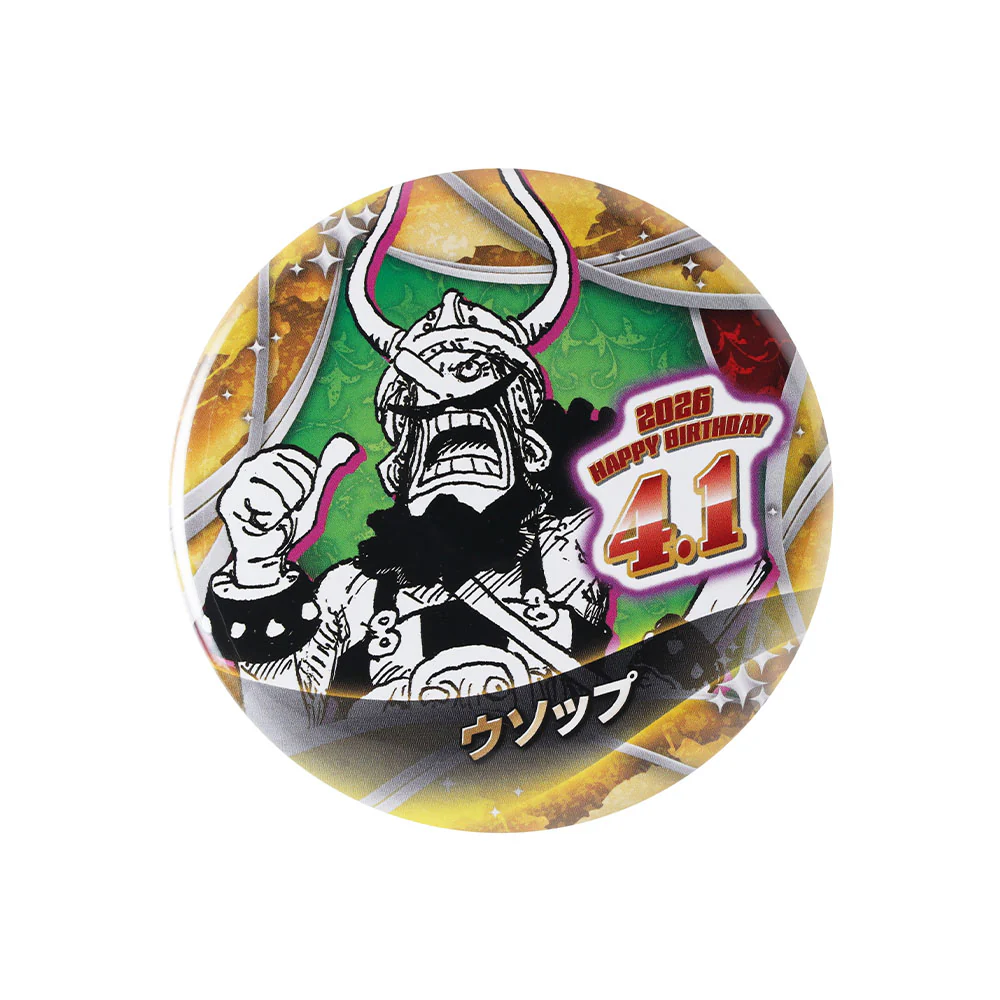 『ONE PIECE』バースデイ缶バッジ ウソップ - Image 2