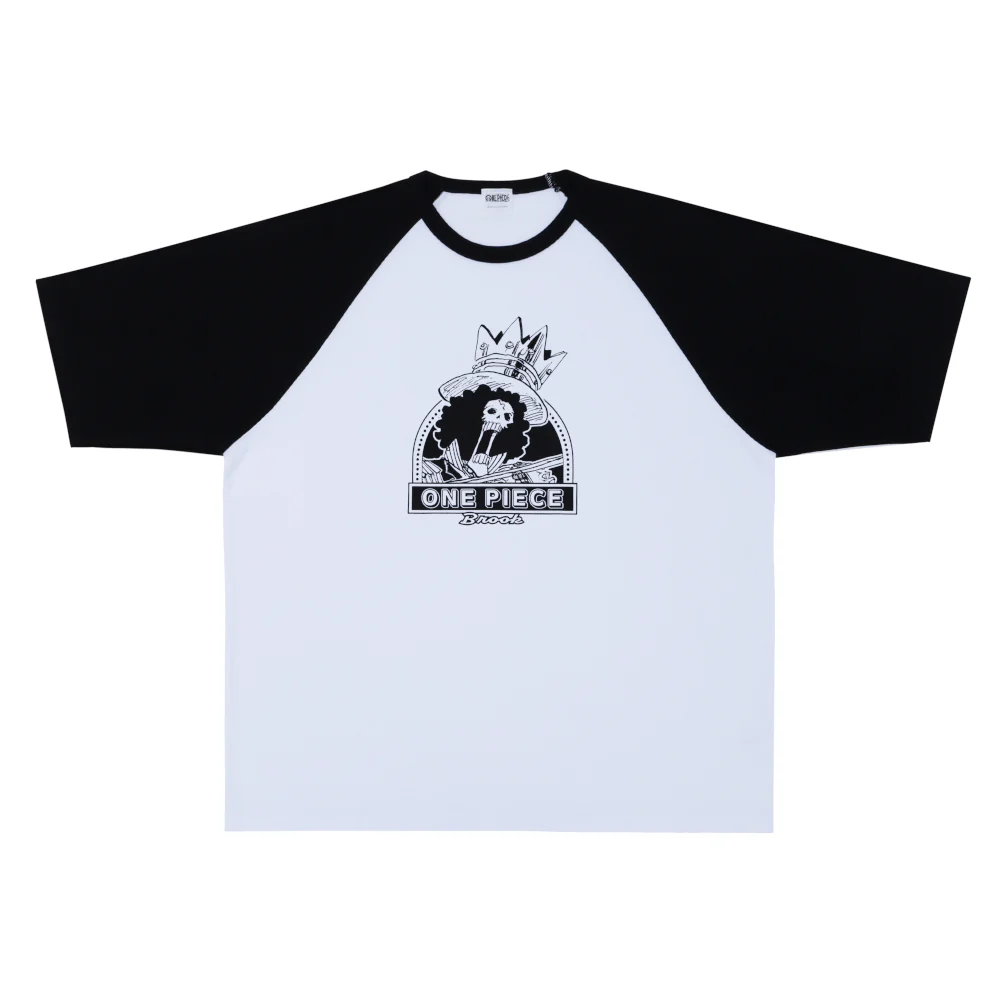 『ONE PIECE』ラグランTシャツ “HEROES” ブルック
