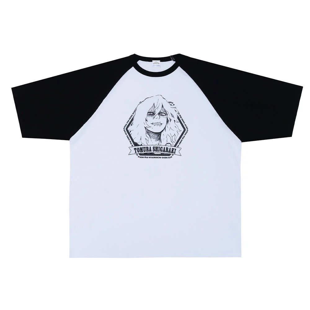 『僕のヒーローアカデミア』ラグランTシャツ “VILLAINS” 死柄木弔