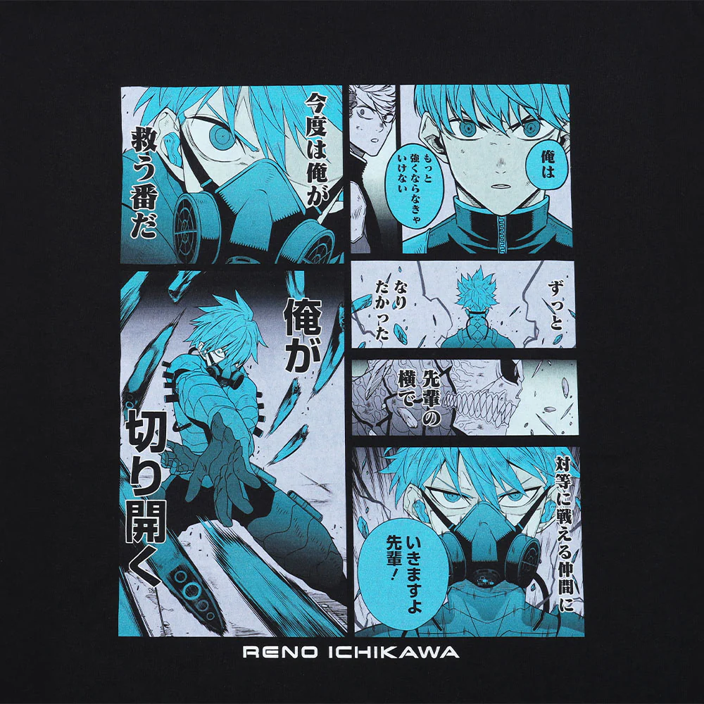 『怪獣8号』ビッグシルエットTシャツ “HEROES” 市川レノ - Image 2
