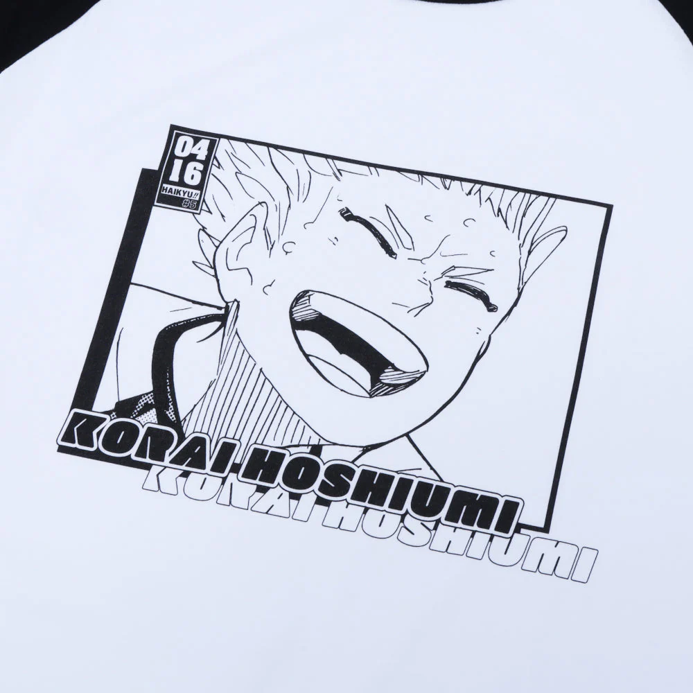 『ハイキュー!!』ラグランTシャツ　“HEROES”　星海光来 - Image 2