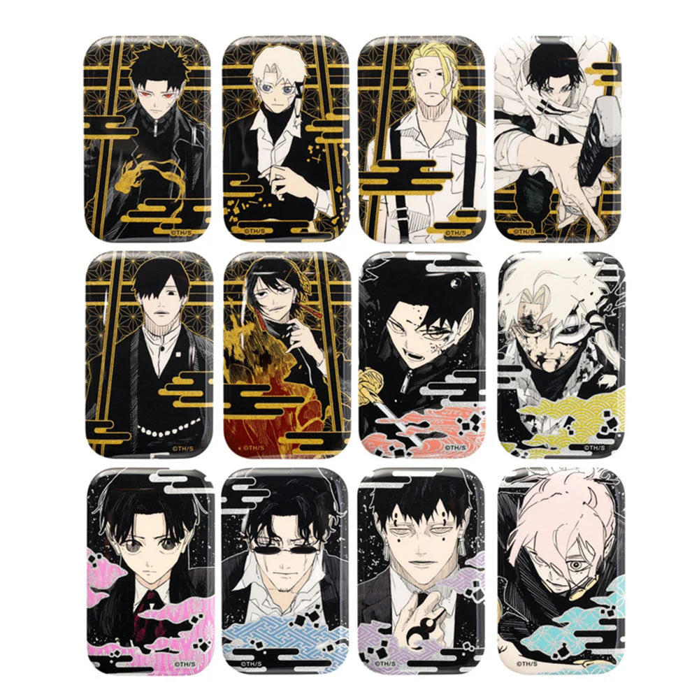 『カグラバチ』蒔絵風スクエア缶バッジコレクション 第1弾 (全12種/ランダム1種入り)