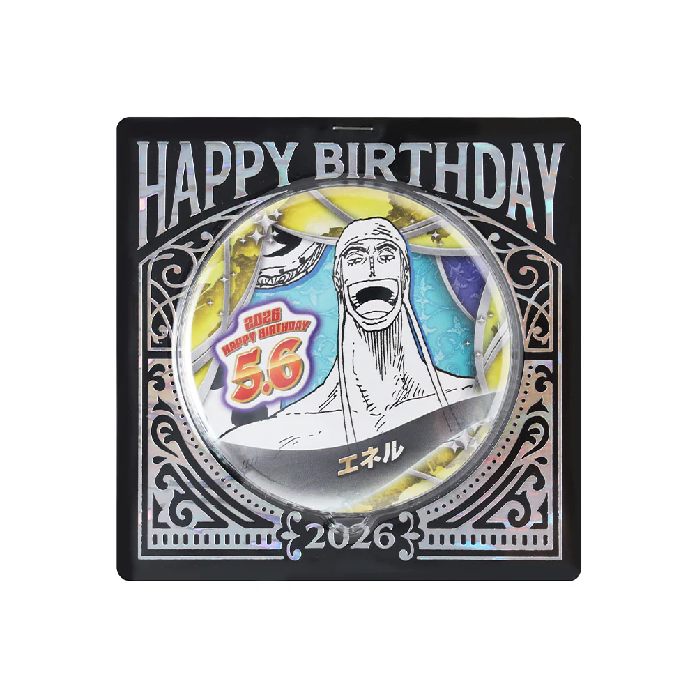 『ONE PIECE』バースデイ缶バッジ　エネル